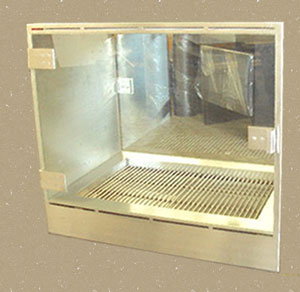 700 mm Double-sided Slimline - view without screens